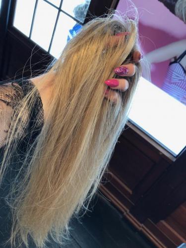 Hair integration, ægte hår, top som kan bruges på forskellig måder.