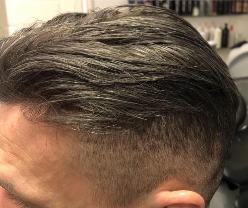 Contact skin med kort undercut